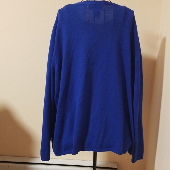 Sag Harbor acrylic blue sweater size 2X - Picture 4 of 7
